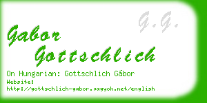 gabor gottschlich business card